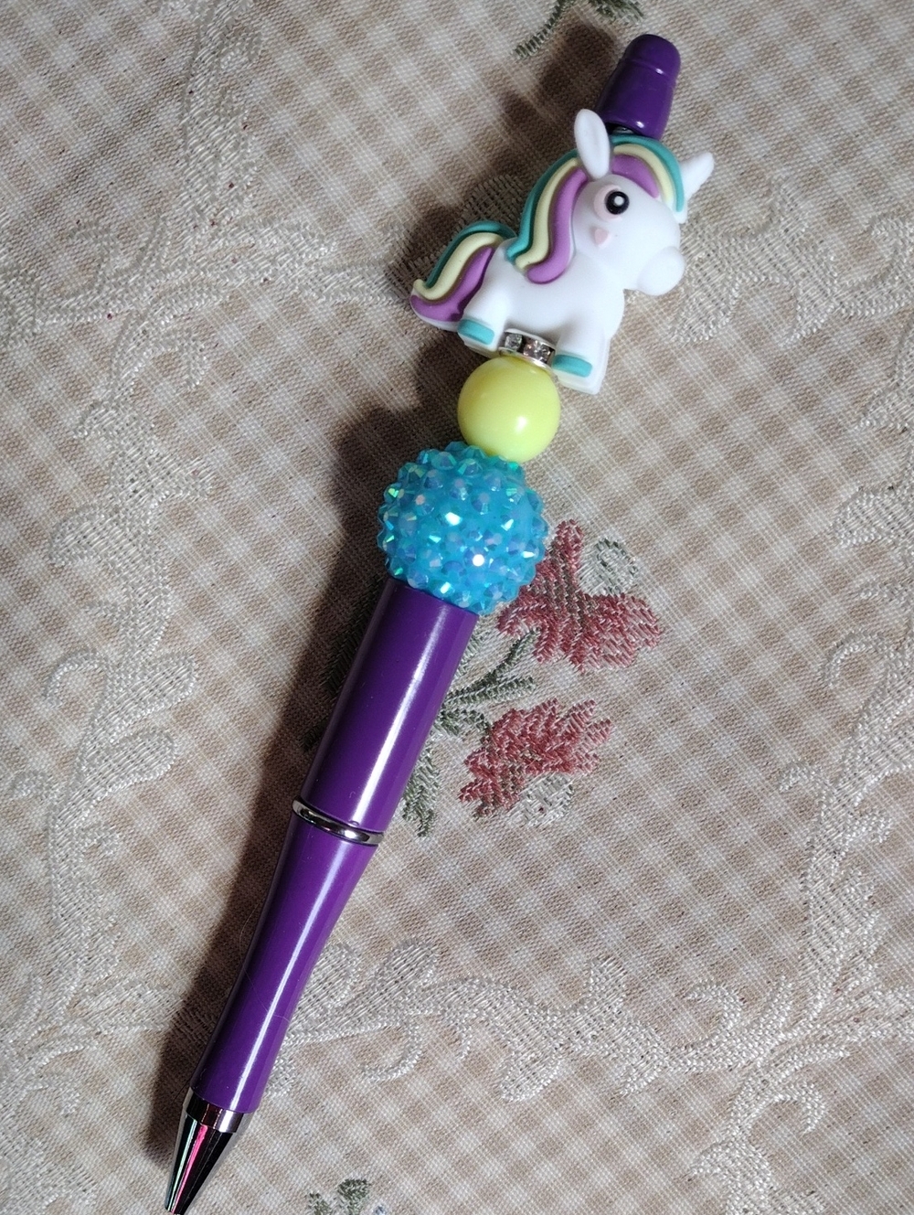 Unicorn 🦄 Beaded Pen